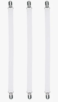 3 pk lakenstrekker hvit - 90