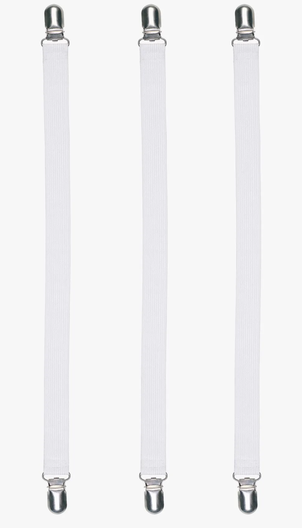 3 pk lakenstrekker hvit - 90