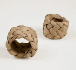 2 pk serviettring natur - ø5cm h3cm
