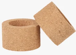 2 pk serviettringer natur - 5 cm
