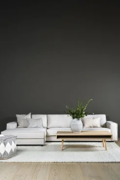 3 seter med sjeselong venstre natur - 315x156x79 cm