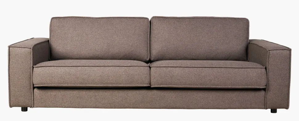 3 seter sofa brun - 222x95x79 cm