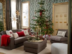 3 seter sofa brun - 222x95x79 cm