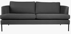 3 seter sofa grå - 189x94x80 cm