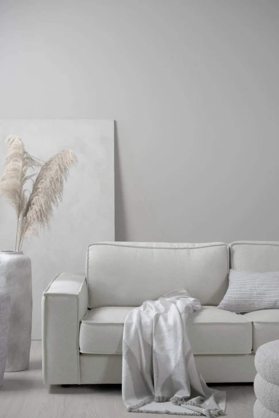 3 seter sofa natur - 222x95x79 cm