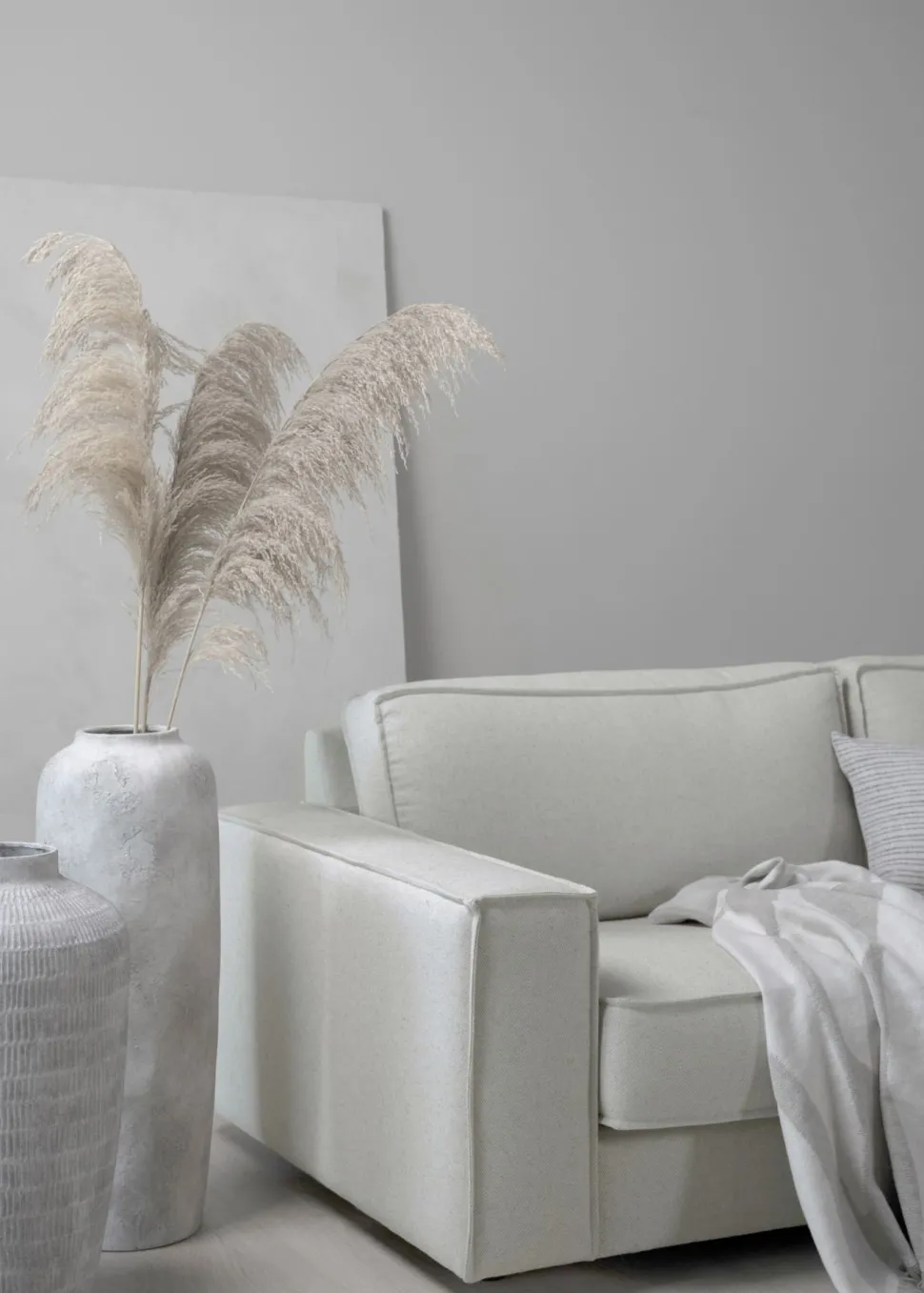 3 seter sofa natur - 222x95x79 cm