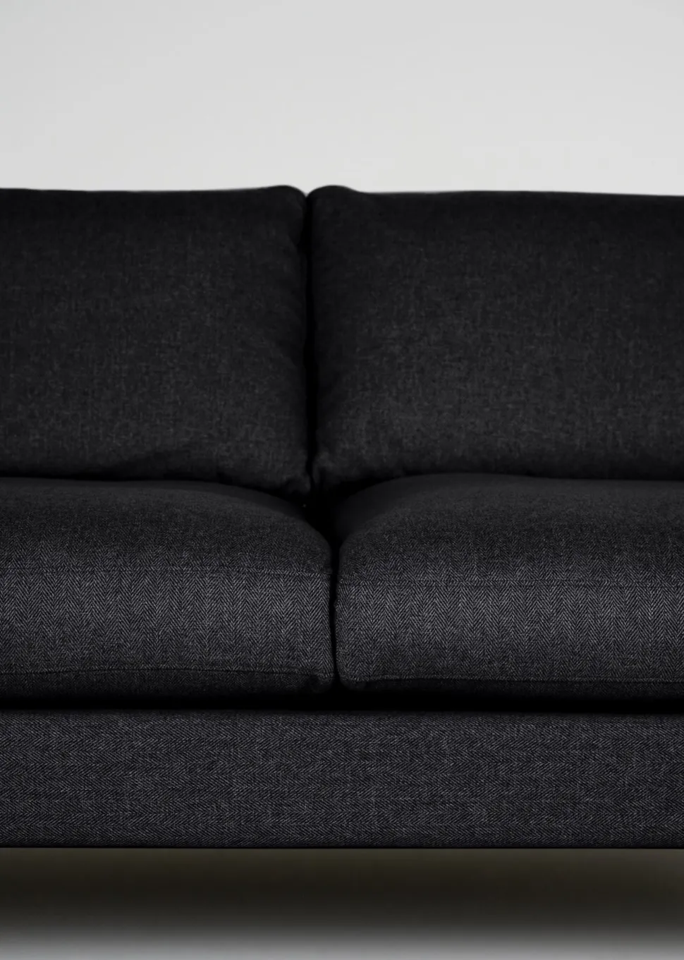 3 seter sofa svart - 227x100x83 cm