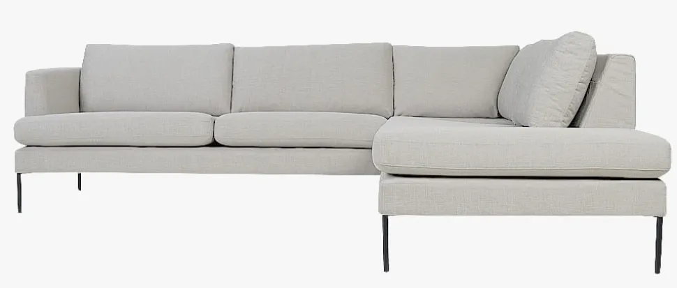 Ava Sofa åpen ende setetrekk pakke høyre beige - 60x60x60 cm