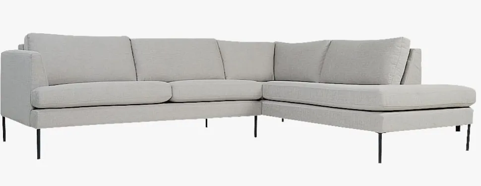 Ava Sofa åpen ende setetrekk pakke høyre beige - 60x60x60 cm