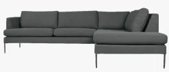 Ava Sofa åpen ende setetrekk pakke høyre grå - 60x60x60 cm