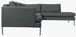 Ava Sofa åpen ende setetrekk pakke høyre grå - 60x60x60 cm