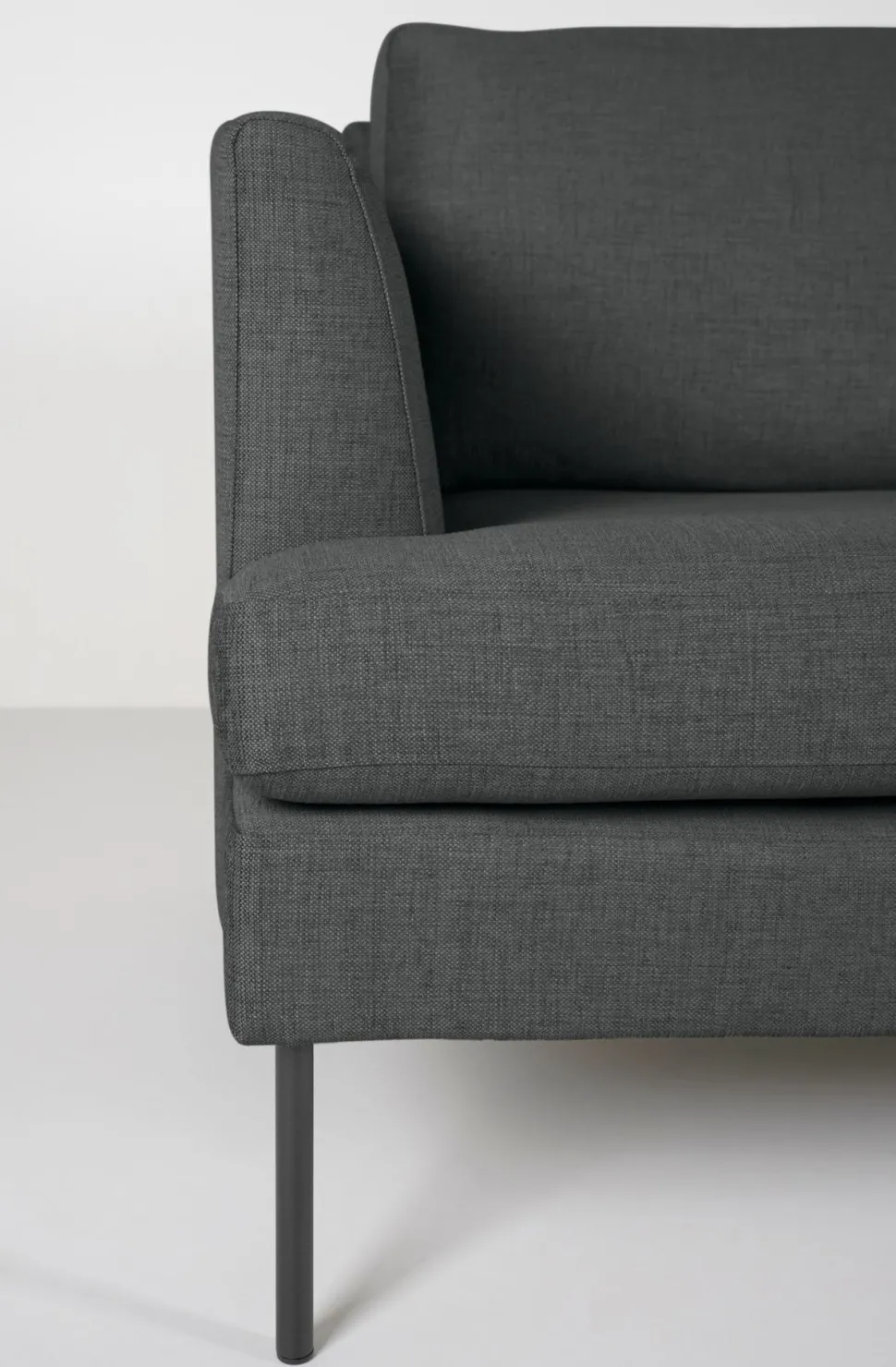Ava Sofa åpen ende setetrekk pakke høyre grå - 60x60x60 cm