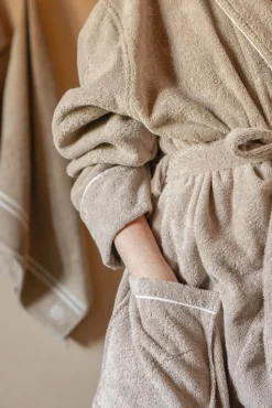 Badekåpe beige - S/M