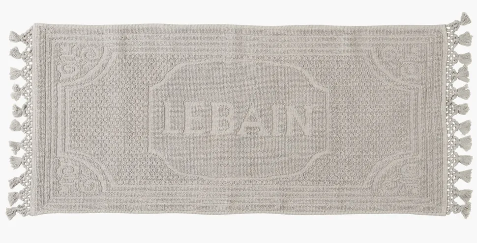 Badematte beige - 60x130 cm