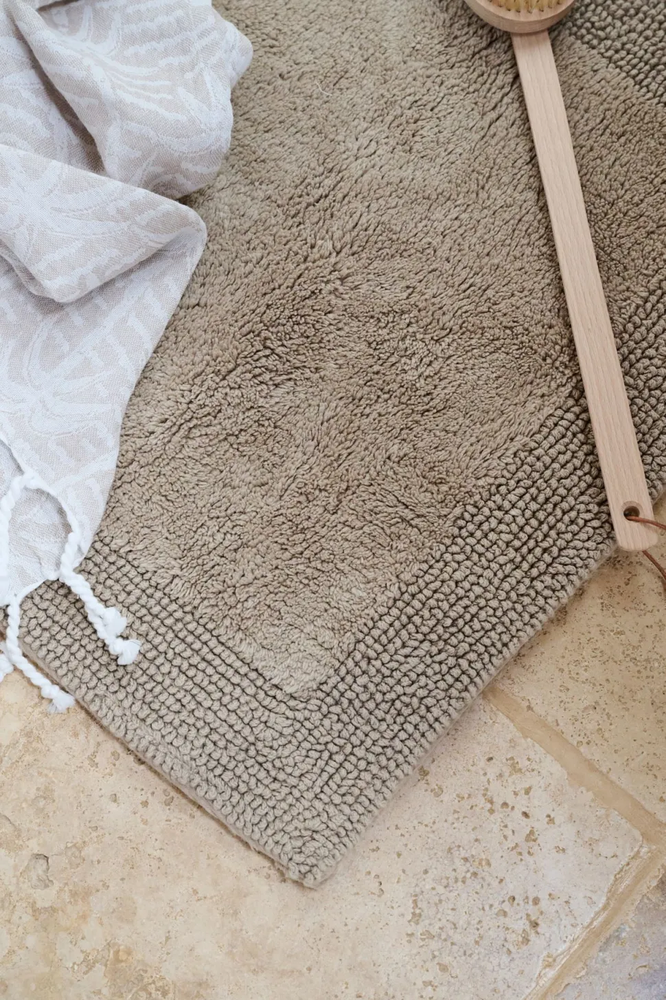 Badematte sand - 50x80 cm