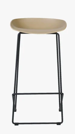 Barstol beige - 44x43x79 cm