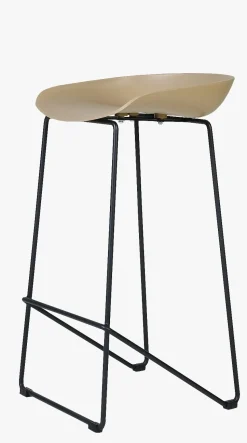 Barstol beige - 44x43x79 cm