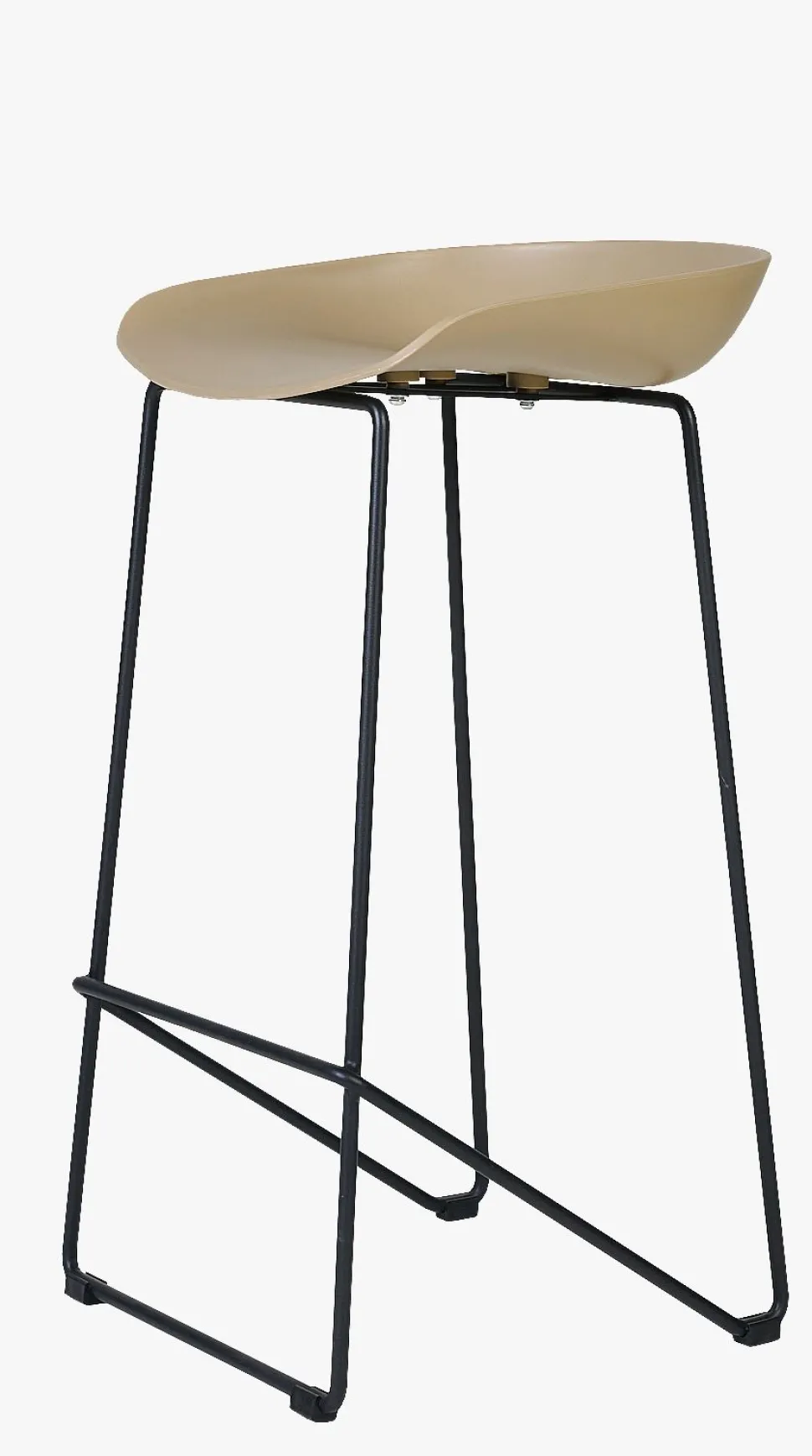Barstol beige - 44x43x79 cm