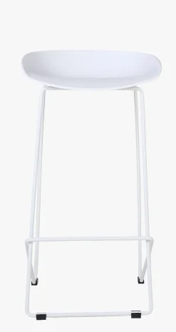 Barstol hvit - 44x43x79 cm