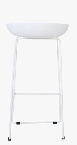 Barstol hvit - 44x43x79 cm