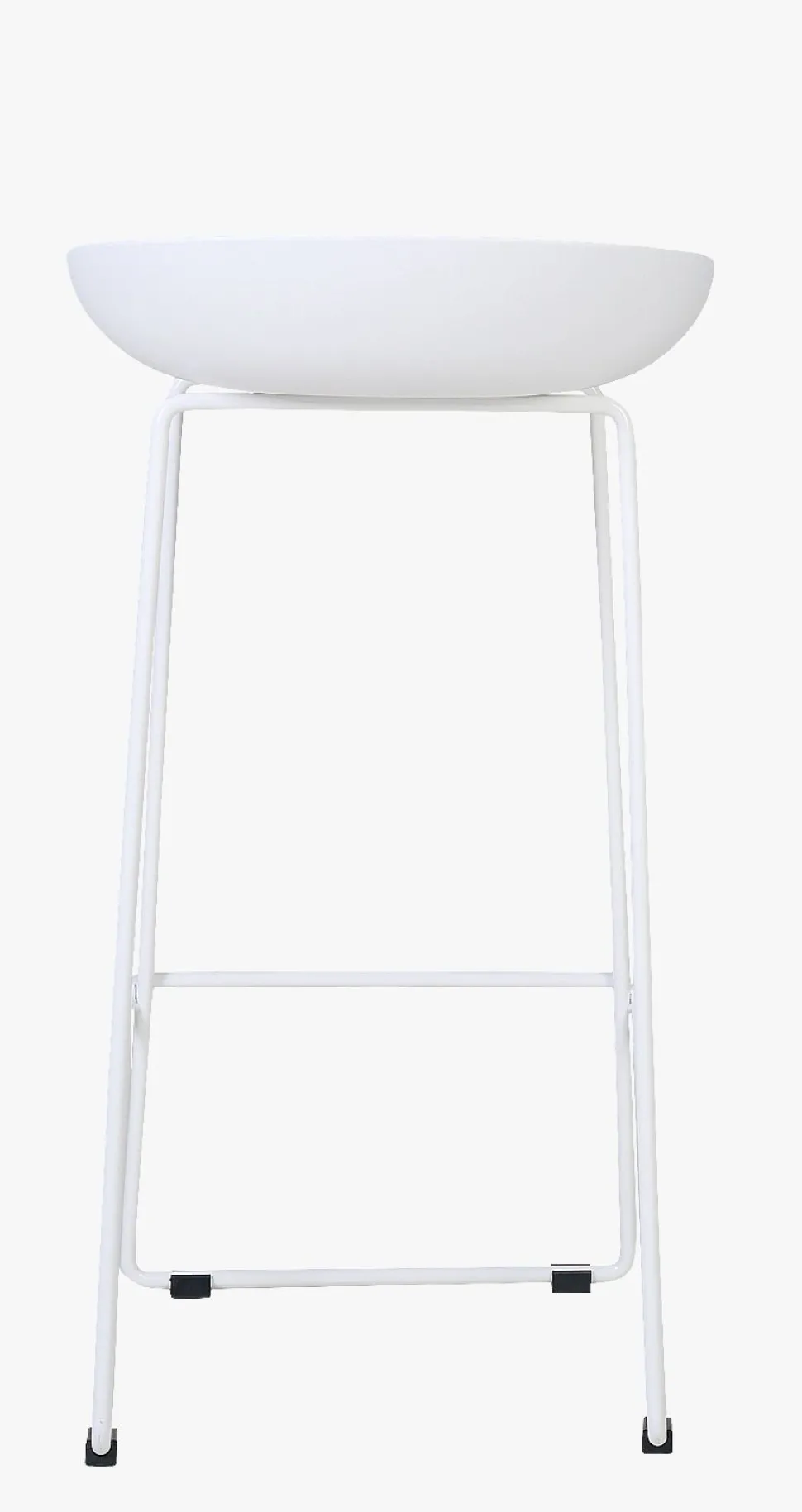 Barstol hvit - 44x43x79 cm