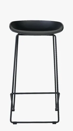 Barstol svart - 44x43x79 cm