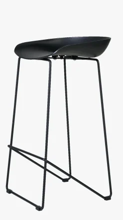 Barstol svart - 44x43x79 cm