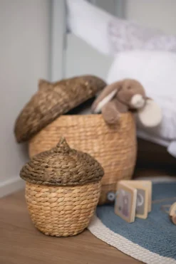 Basket small natur - 23x23x26 cm