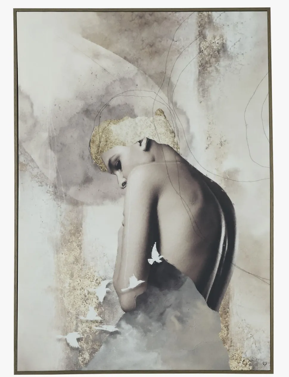 Bilde brun - 70x100 cm