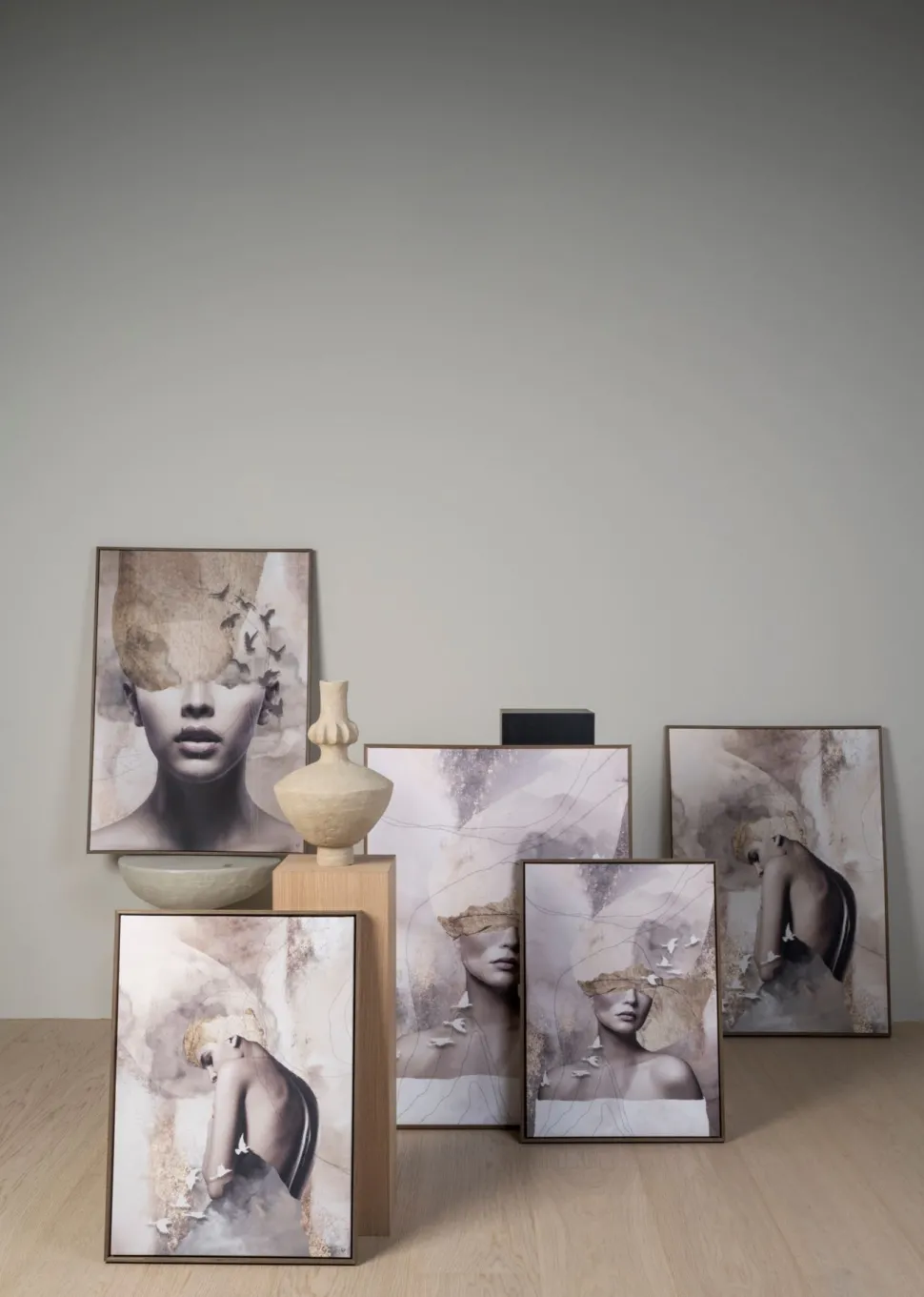 Bilde brun - 70x100 cm