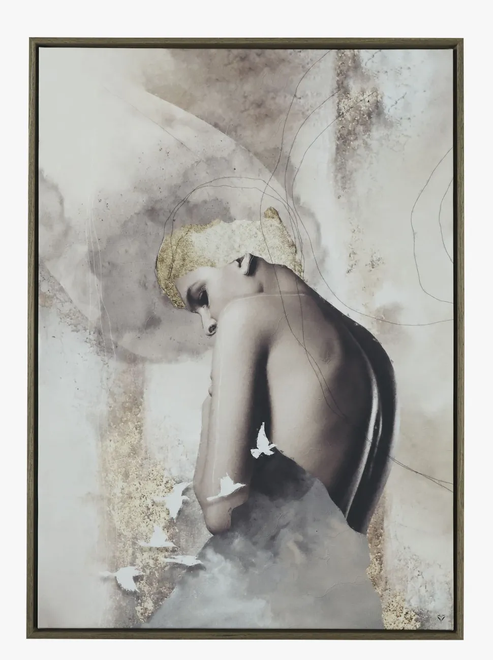 Bilde brun - 70x100 cm