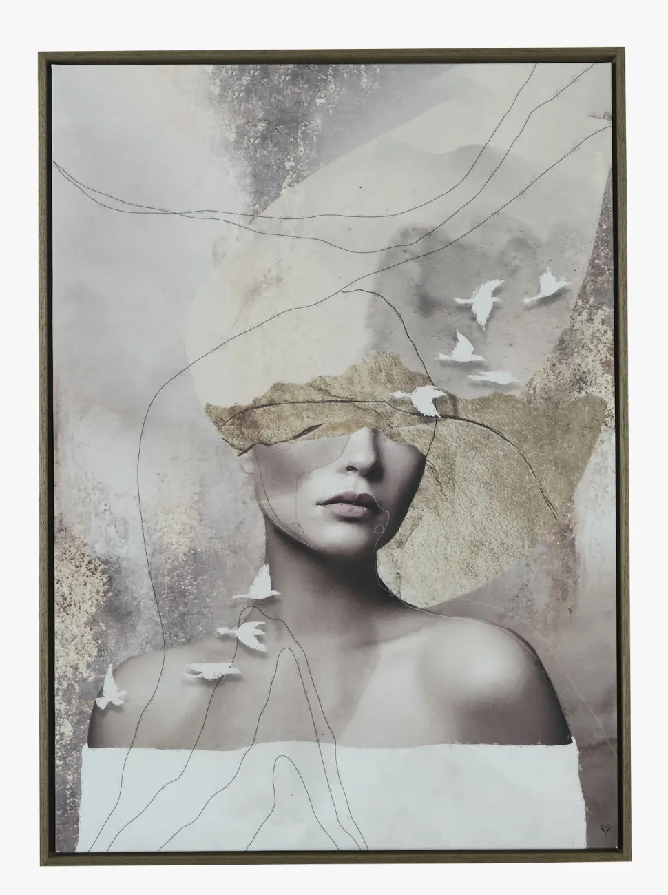 Bilde brun - 70x100 cm