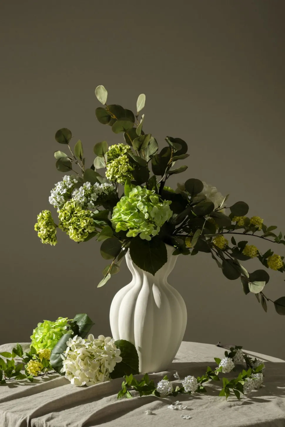 Blomst lys grønn - 10x30x64 cm