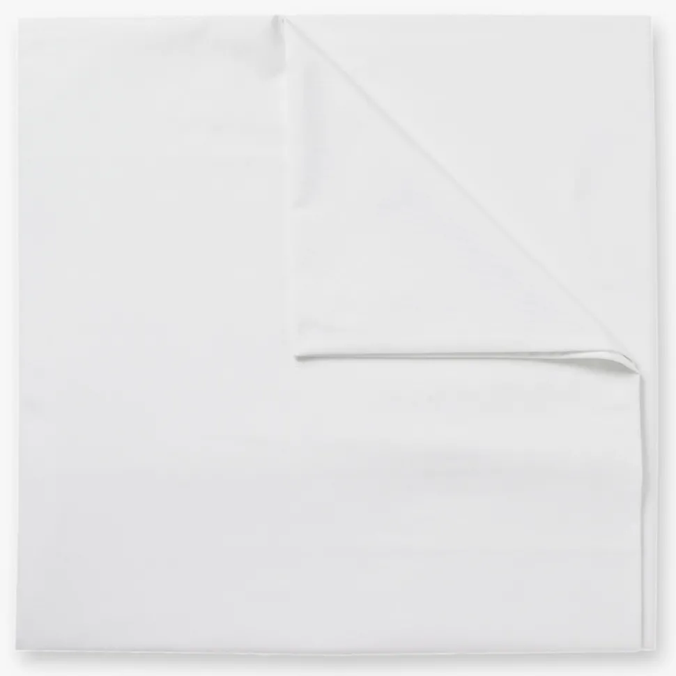 Bomull laken hvit - 150x260 cm