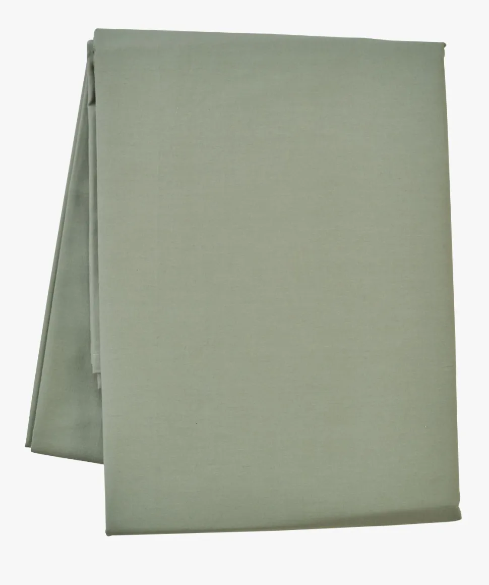 Bomull laken lys grønn - 150x260 cm