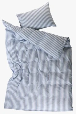 Bomull sengesett indigo blå - 140x200 cm