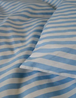 Bomull sengesett indigo blå - 140x200 cm