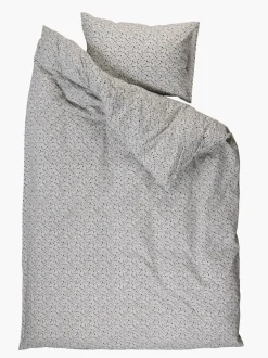 Bomull sengesett multi blå - 140x200 cm