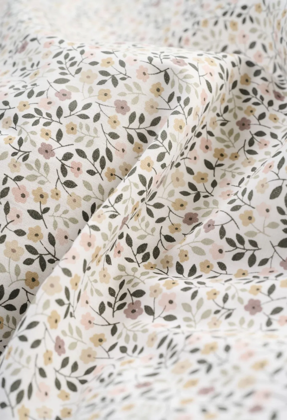 Bomull sengesett multi grønn - 140x200 cm