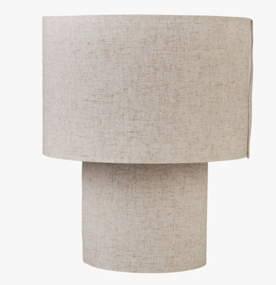 Bordlampe beige - 32x32x38 cm