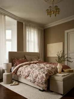 Bordlampe beige - 32x32x38 cm