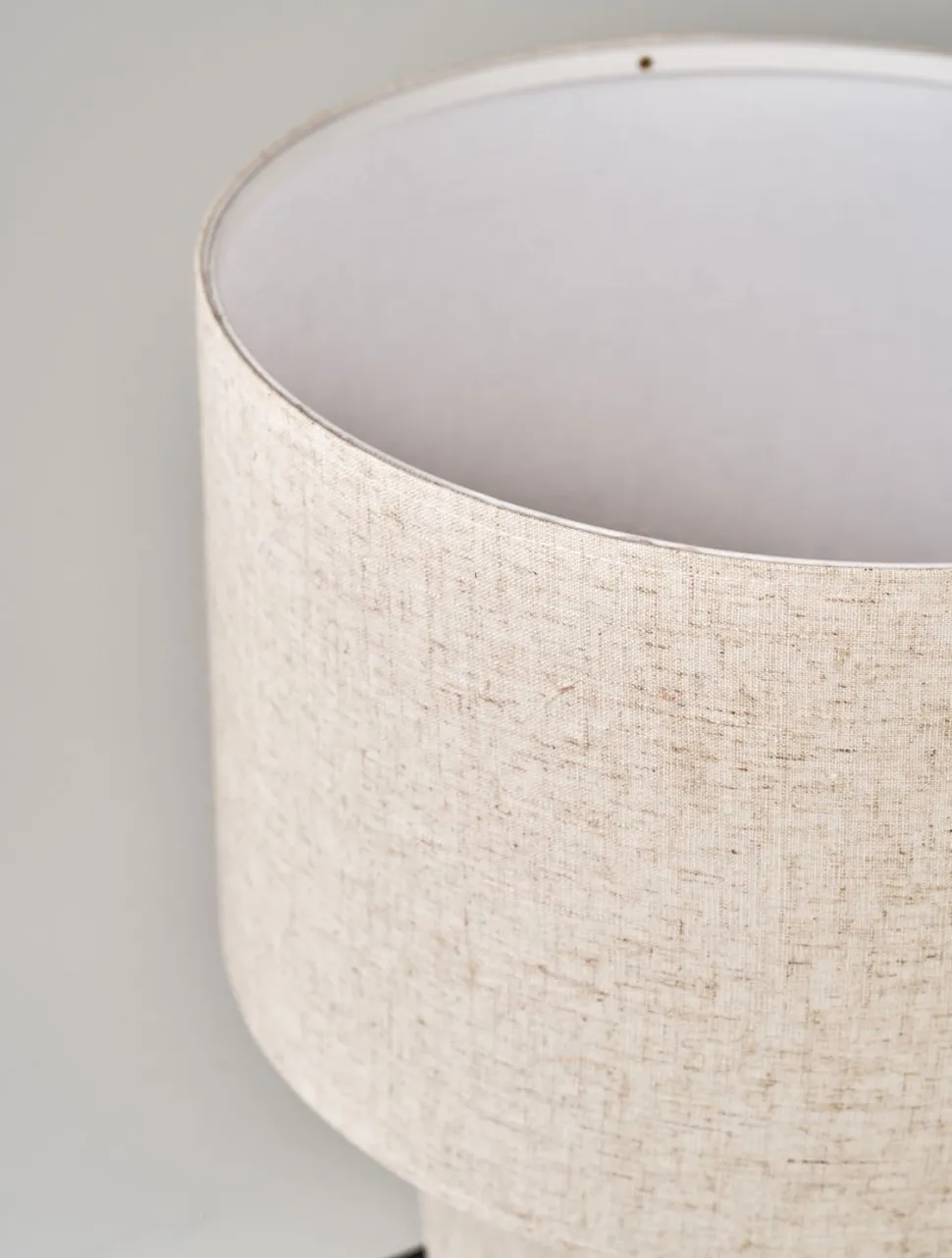 Bordlampe beige - 32x32x38 cm