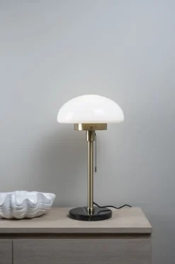 Bordlampe messing - 30,6x30,6x55 cm