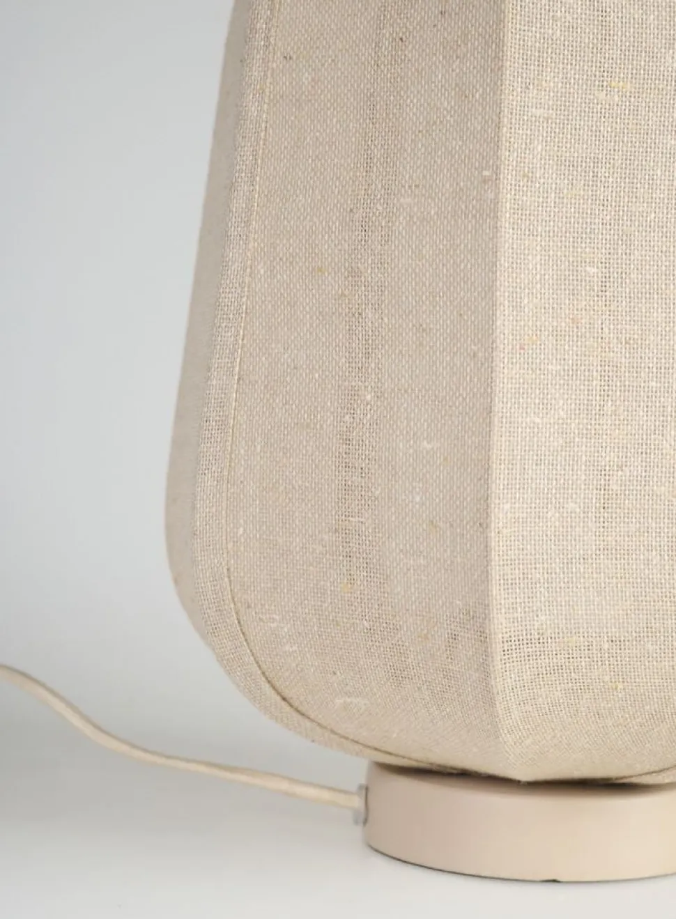Bordlampe natur - 25x25x29 cm