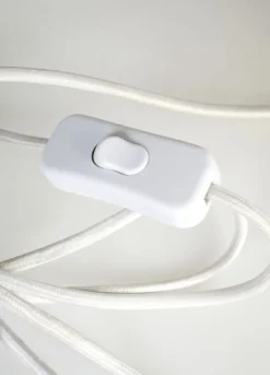 Bordlampe offwhite - 25x25x29 cm