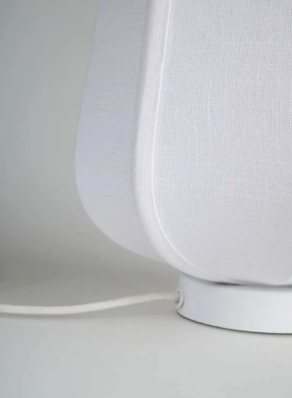 Bordlampe offwhite - 25x25x29 cm