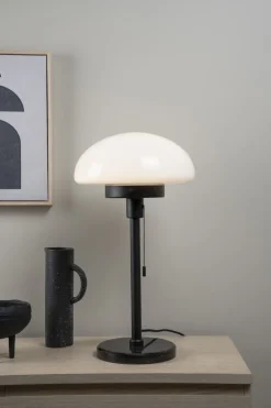 Bordlampe svart - 30,6x30,6x55 cm