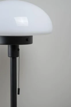 Bordlampe svart - 30,6x30,6x55 cm