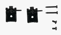 Brakett 2 stk svart - 3 cm