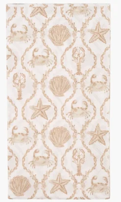 Buffet papirservietter beige - 33x42 cm